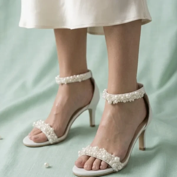 pearl stilettos
