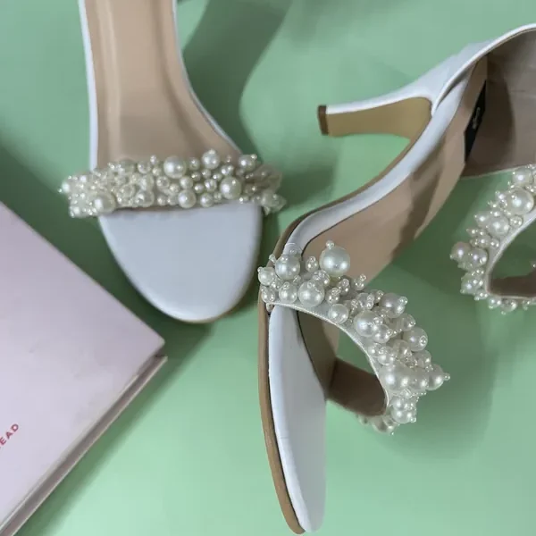 pearl stilettos